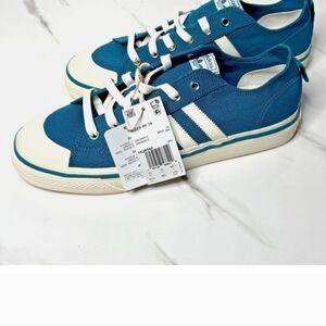 Adidas Nizza Blue and White Sneakers